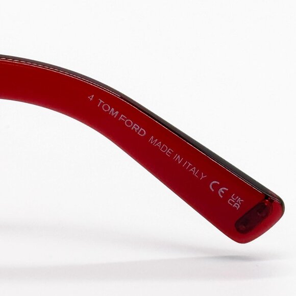 NEW TOM FORD SUNGLASSES YVONNE TF1117 66G RED WOMEN FT1117 66G main image 8